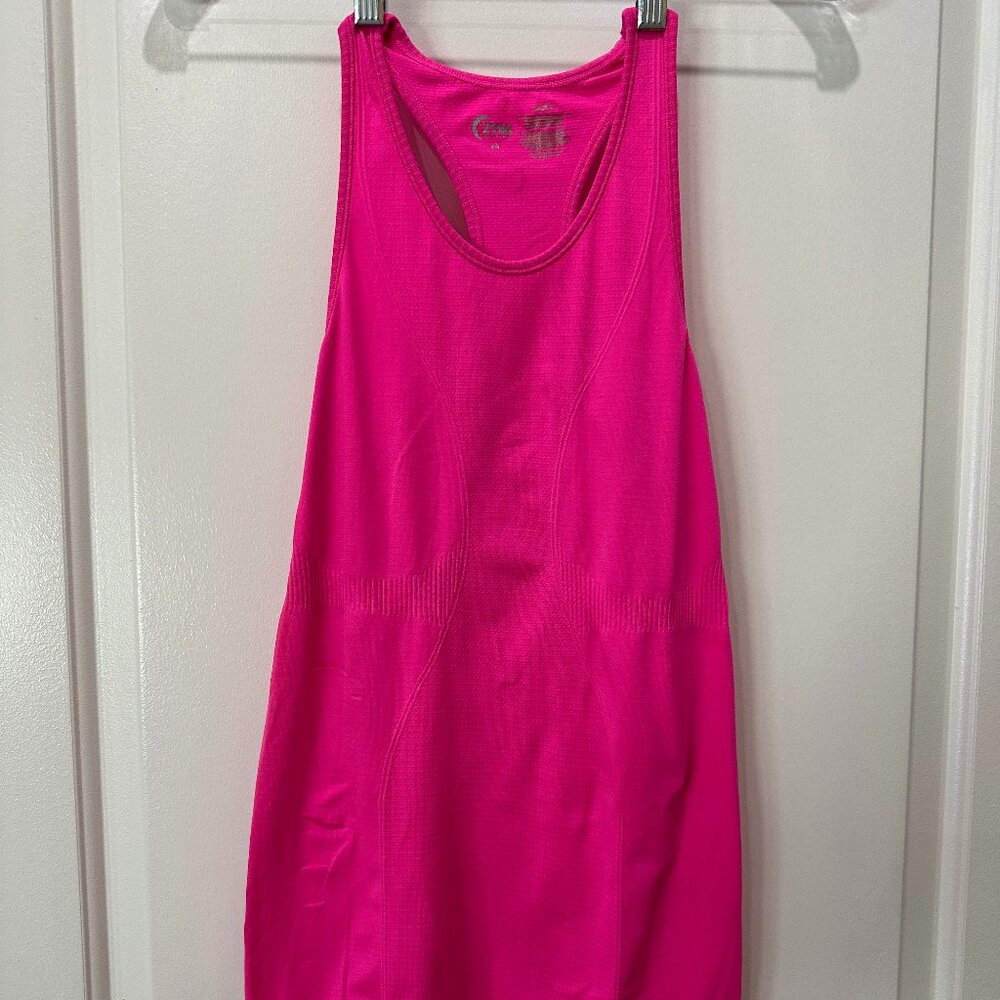 Zyia Active Copper Charged Racerback Tank | Hot Pink | Lightweight Workout Top
